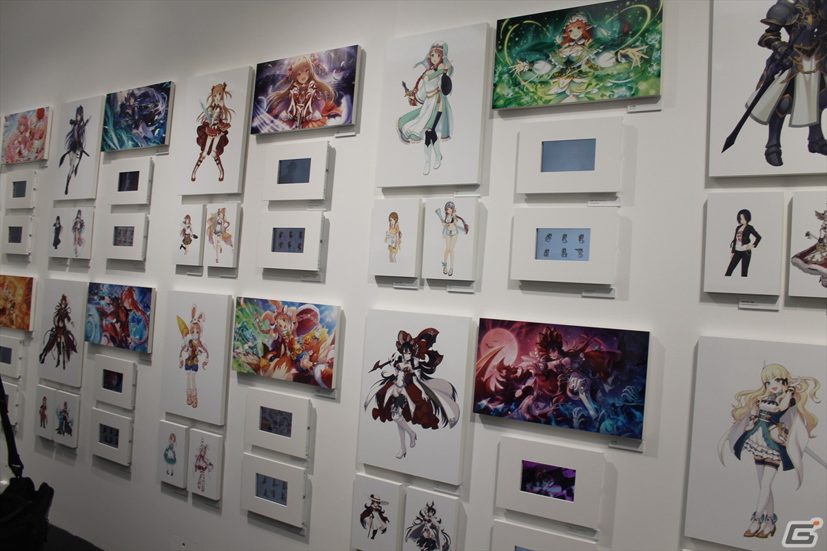 キャラクターが展示を案内！「神バハ」「グラブル」「ウマ娘」など5,500点以上のアートが集結した「Cygames展 Artworks」をレポートの画像41