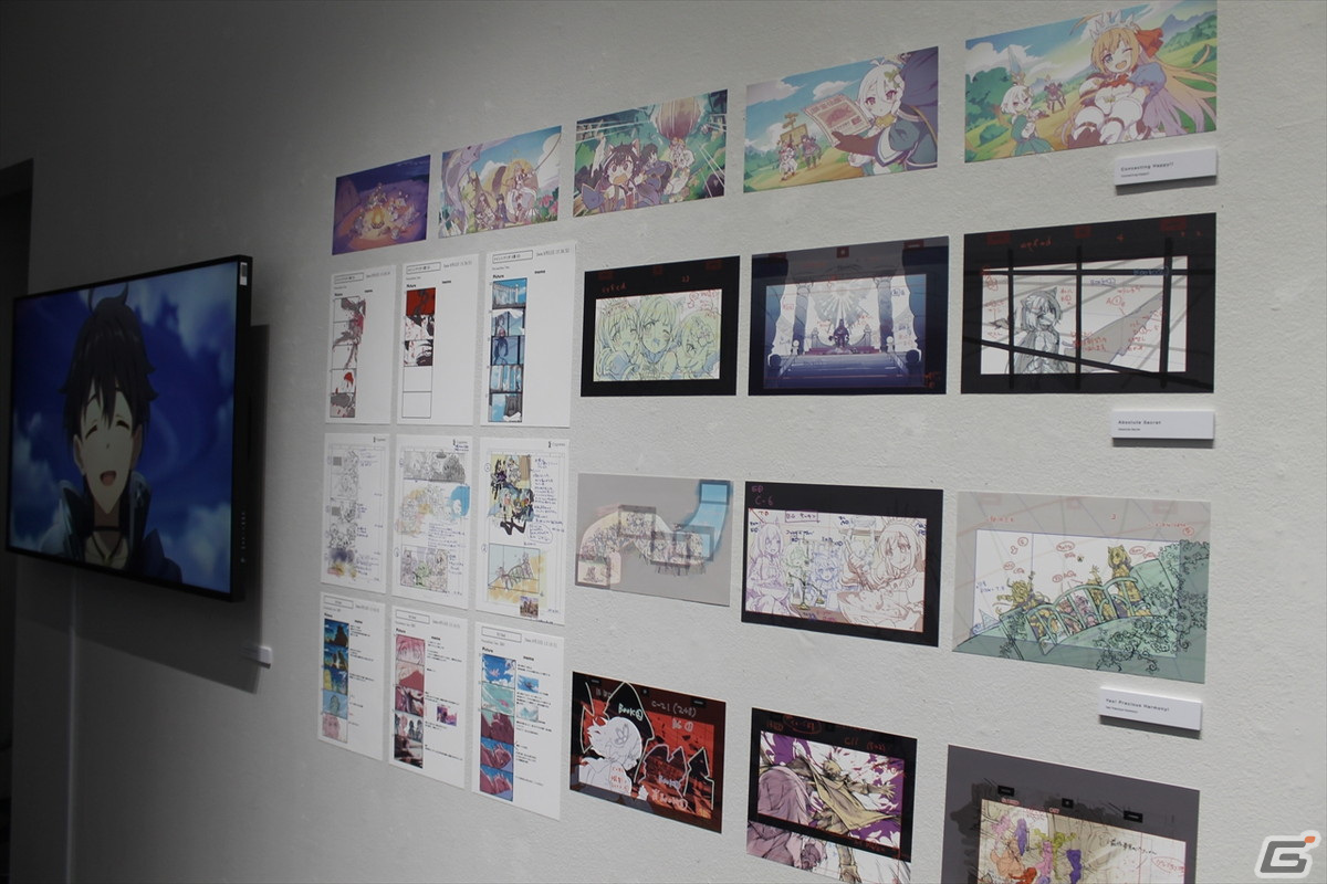 キャラクターが展示を案内！「神バハ」「グラブル」「ウマ娘」など5,500点以上のアートが集結した「Cygames展 Artworks」をレポートの画像49
