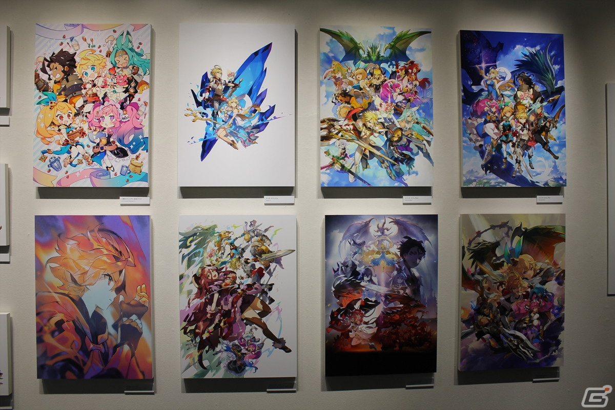 キャラクターが展示を案内！「神バハ」「グラブル」「ウマ娘」など5,500点以上のアートが集結した「Cygames展 Artworks」をレポートの画像54