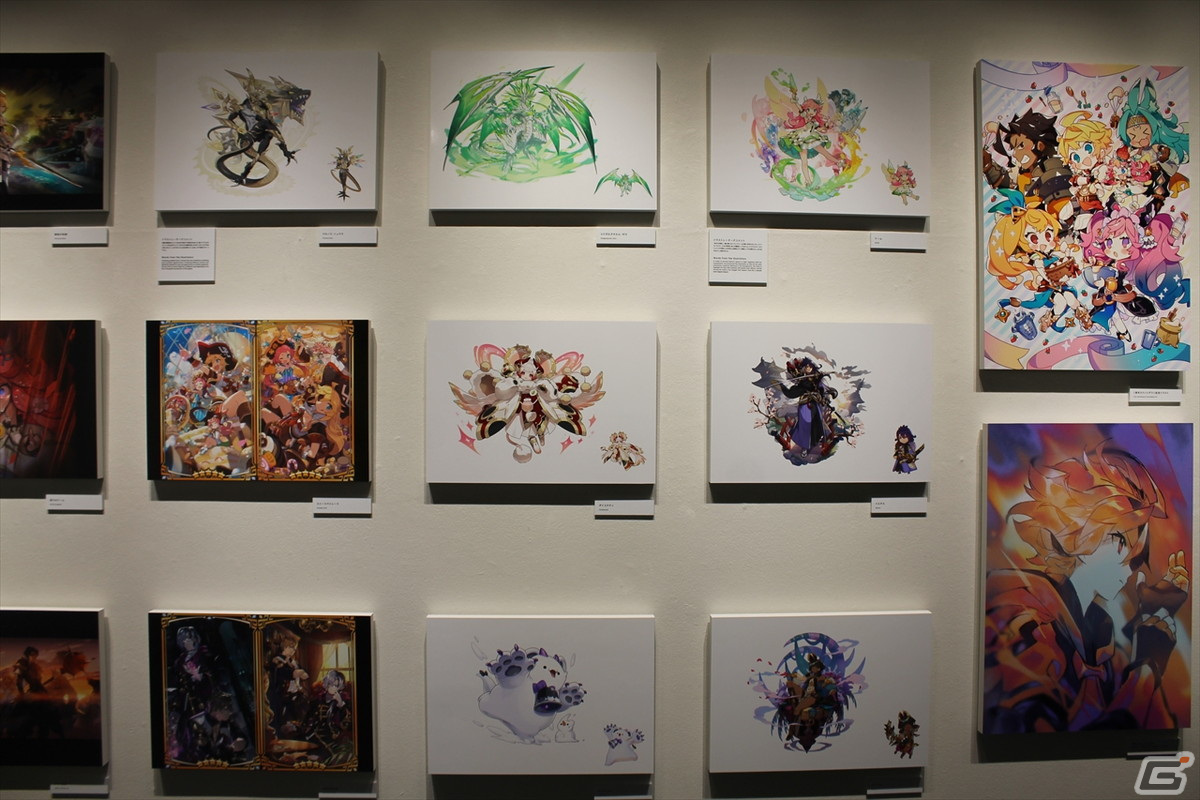 キャラクターが展示を案内！「神バハ」「グラブル」「ウマ娘」など5,500点以上のアートが集結した「Cygames展 Artworks」をレポートの画像55