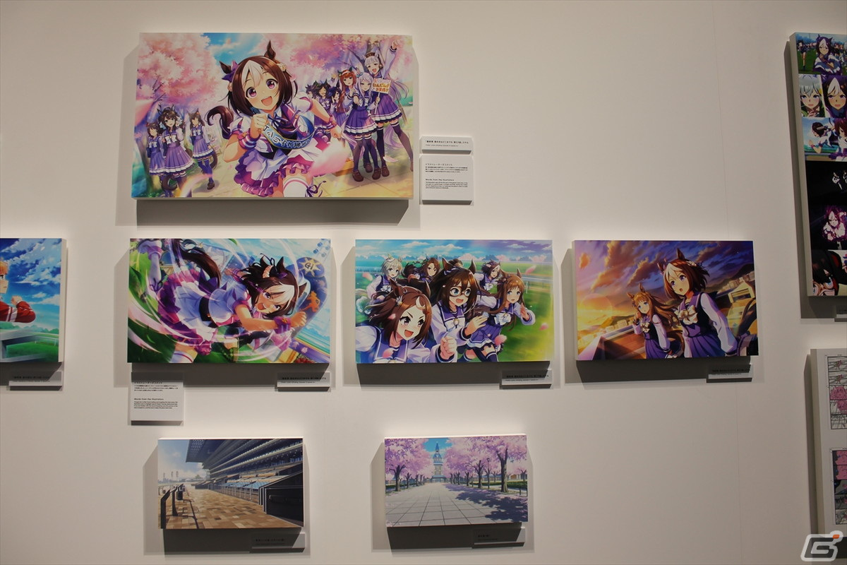 キャラクターが展示を案内！「神バハ」「グラブル」「ウマ娘」など5,500点以上のアートが集結した「Cygames展 Artworks」をレポートの画像66