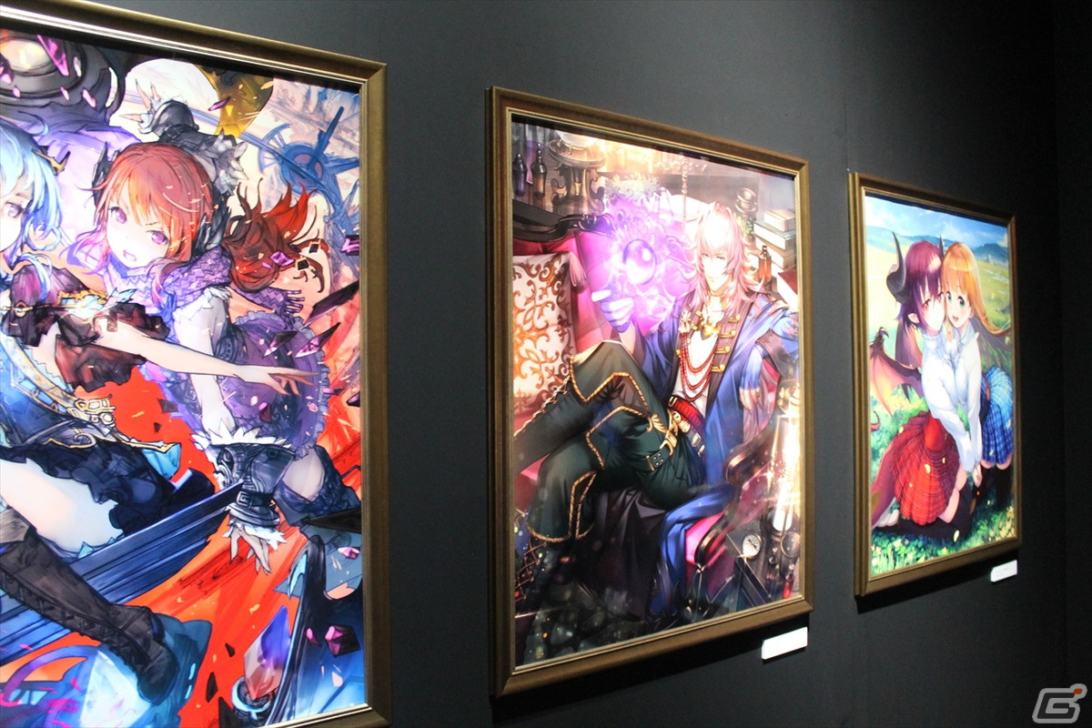 キャラクターが展示を案内！「神バハ」「グラブル」「ウマ娘」など5,500点以上のアートが集結した「Cygames展 Artworks」をレポートの画像9