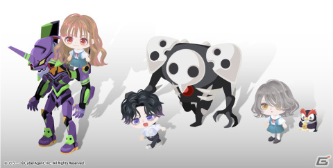 「ピグパーティ」と「エヴァンゲリオン」がコラボ！初号機の肩に乗れるアイテムやシンジ、レイ（仮称）のなりきりセットが登場の画像2