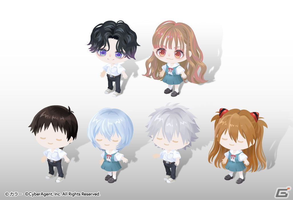 「ピグパーティ」と「エヴァンゲリオン」がコラボ！初号機の肩に乗れるアイテムやシンジ、レイ（仮称）のなりきりセットが登場の画像3