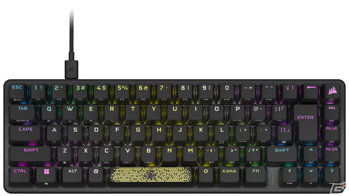 CORSAIRのゲーミングキーボード「K65 PRO MINI」「K70 MAX」や