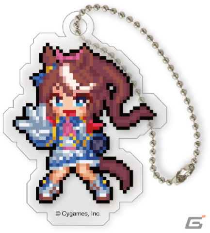ウマ娘 ファミリーマート コラボ クリアファイル ドット絵アクリルチャーム ウマ娘 ファミリーマート コラボ クリアファイル ドット絵