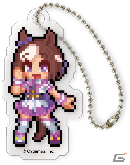 ウマ娘」×ファミマコラボの限定グッズとしてドット絵アクリルチャーム