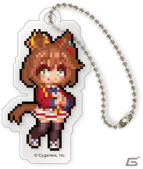 ウマ娘」×ファミマコラボの限定グッズとしてドット絵アクリル