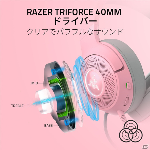 ネコミミゲーミングヘッドセット「Razer Kraken Kitty」シリーズ2製品とゲーミングキーボード「Razer BlackWidow V4 X」の予約受付が開始の画像4