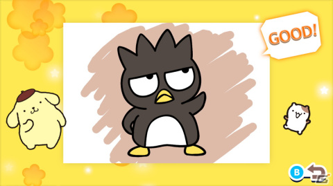 「ぬりえであそぼう サンリオキャラクターズ」がSwitchで配信開始！直感的な操作で手軽にぬりえが楽しめる「ぬりえであそぼうシリーズ」第1弾の画像4