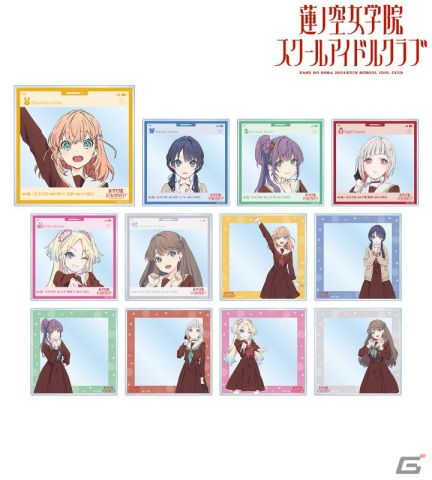 「蓮ノ空女学院スクールアイドルクラブ」Ani-Sketch Tシャツとマグカップが登場！トレーディングアクリルカードやアクスタもの画像3