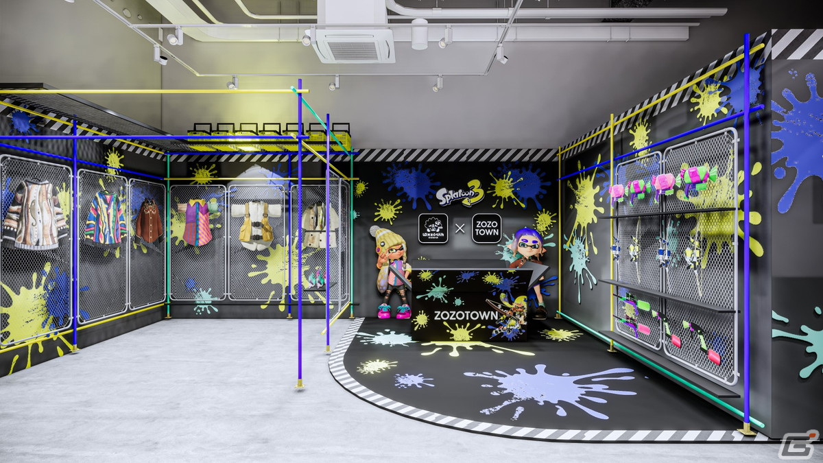 「スプラトゥーン3」のゲソタウンとZOZOTOWNがコラボ！ゲーム内のギアを再現したアパレルアイテムが9月13日より販売開始の画像17