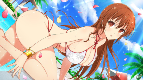 「シノビマスター 閃乱カグラ NEW LINK」が「DOA XVV」と復刻コラボ！マリー・ローズやあやね、たまきが水着姿の2Dイラストで登場の画像6