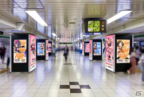 「デレステ」8周年記念広告がJR池袋駅に登場！「愛」の詰まった特別仕様のデザインにの画像2