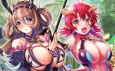 「巨乳ファンタジー バースト」の正式サービスが開始！巨乳ヒロインたちと繰り広げる剣と魔法のRPG