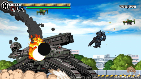 アーマード2DロボACT「スクランブルヴァイス」が2024年に配信！武装スーツを駆使してロボティクス社会の犯罪者に立ち向かえの画像10