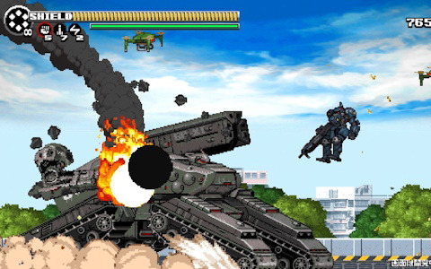 アーマード2DロボACT「スクランブルヴァイス」が2024年に配信！武装スーツを駆使してロボティクス社会の犯罪者に立ち向かえ