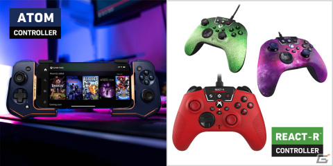 Turtle BeachよりiPhone対応「Atomモバイルゲームコントローラー」が9月15日に発売！有線コントローラー「REACT-R」に新たな3色もの画像1