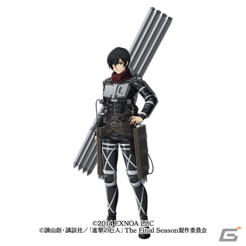 「御城プロジェクト:RE」が「進撃の巨人」とコラボ！ミカサやヒストリア、アニ、城娘になった「旧調査兵団本部」が登場の画像2