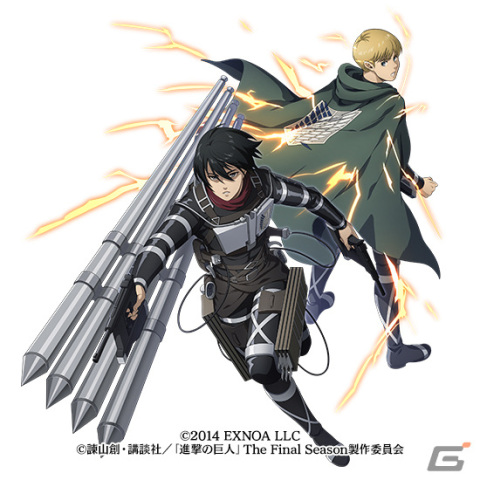 「御城プロジェクト:RE」が「進撃の巨人」とコラボ！ミカサやヒストリア、アニ、城娘になった「旧調査兵団本部」が登場の画像8