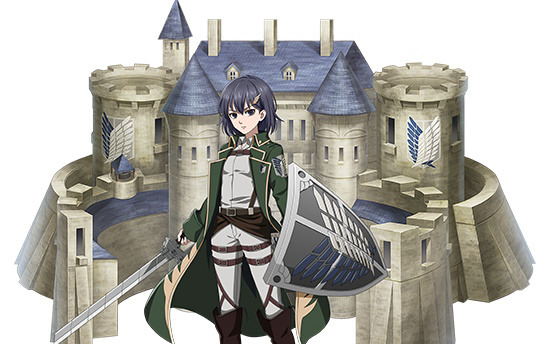 「御城プロジェクト:RE」が「進撃の巨人」とコラボ！ミカサやヒストリア、アニ、城娘になった「旧調査兵団本部」が登場