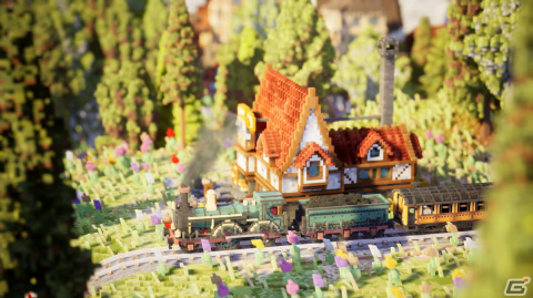 ボクセル鉄道シム「Station to Station」が10月4日に配信！線路を繋いで砂漠や未開の山々を緑豊かな景色に変えていこうの画像9