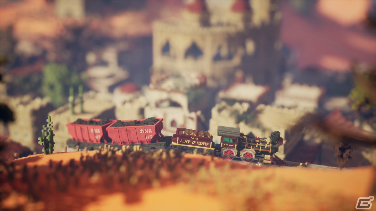 ボクセル鉄道シム「Station to Station」が10月4日に配信！線路を繋いで砂漠や未開の山々を緑豊かな景色に変えていこうの画像14