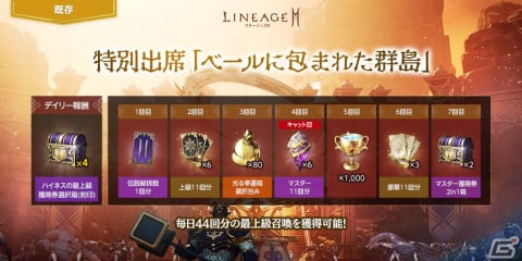 「リネージュ2M」にマスター ダンジョン「天空の島群島」が実装！新システム「アガシオン精霊化」や「アガシオン遠征隊」も追加の画像4