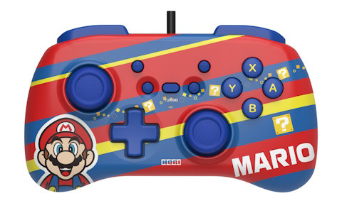 マリオデザインのミニコントローラー「スーパーマリオ ホリパッド ミニ for Nintendo Switch/PCマリオ」が10月に発売！
