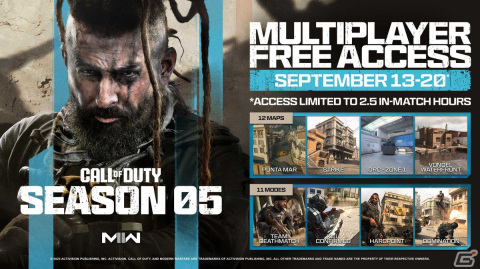 「Call of Duty: Modern Warfare II」シーズン05 リローデッドの無料アクセスが9月14日に開始！コアマルチプレイヤーモード「ハボック」が体験可能の画像1