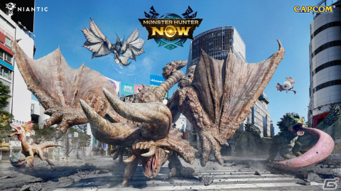 「モンハン」を現実世界で体験できる「Monster Hunter Now」が配信！辻本良三氏、河合敬一氏からのコメントも公開の画像1