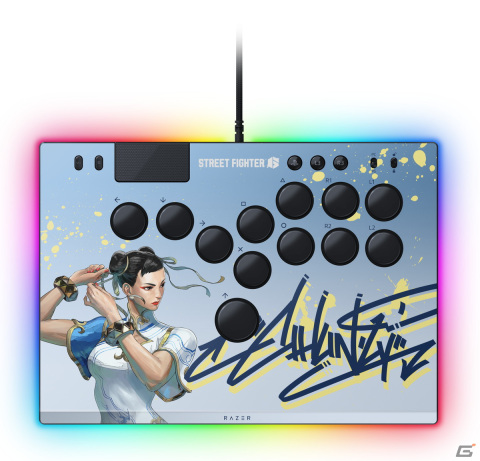 Razer Kitsune Cammy Edition アーケードコントローラー Amazon.com: Razer Kitsune All-Button Arcade Controller: For PS5