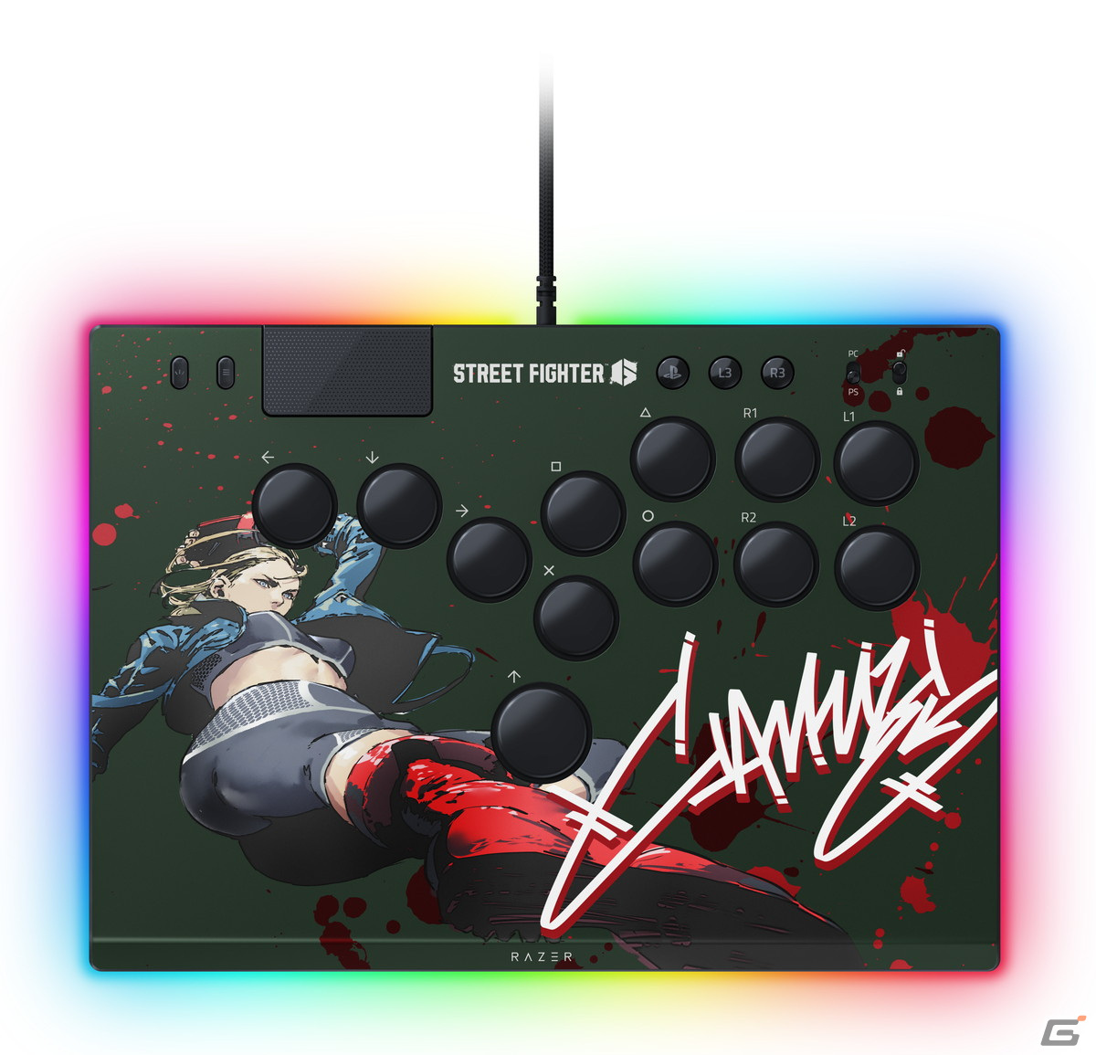 Razer初、レバーレスタイプのアーケードコントローラー「Razer Kitsune」が9月14日より予約開始！「スト6」春麗やキャミィのカラーも登場の画像7