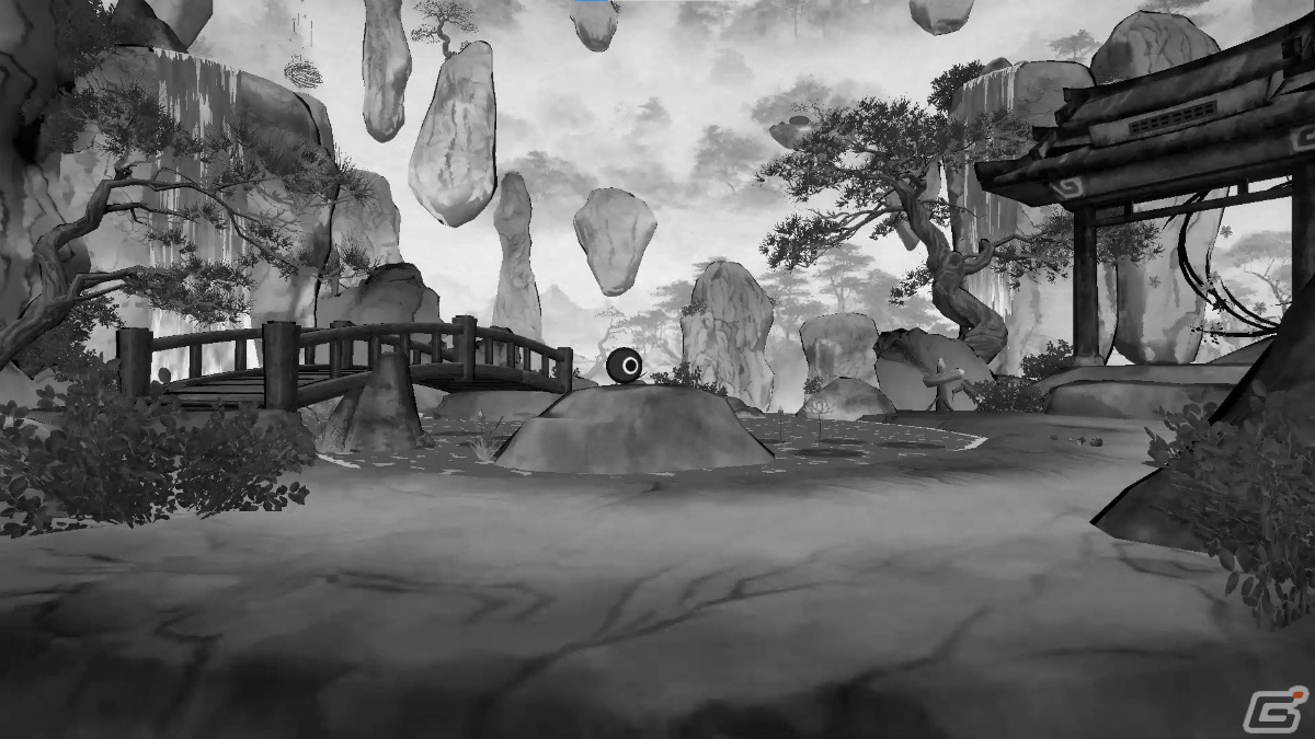 水墨山水画の世界を跳び回るリラックス禅アクション「点睛」のSteamストアページが公開――TGS2023で試遊も可能の画像2
