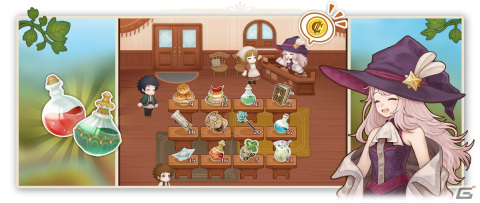 新米魔女のお店経営シム「魔女とクラフト」が配信！集めた素材を錬成したり店内を自由にカスタマイズの画像7