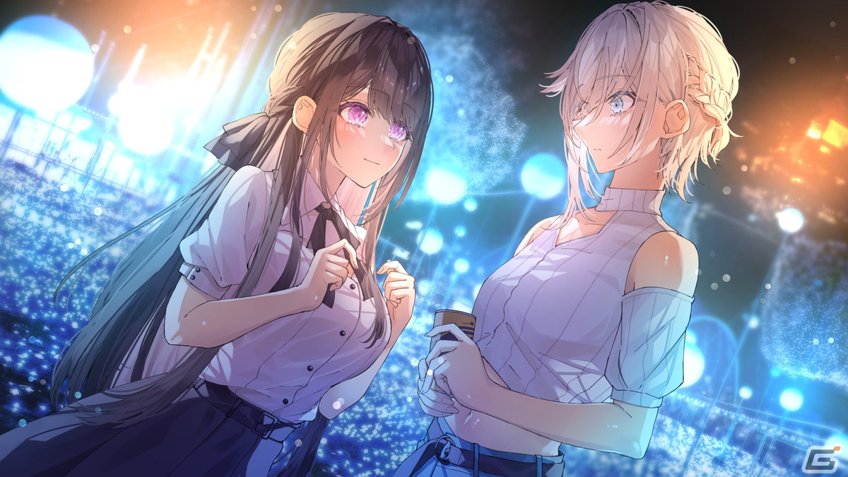 夏と青春、百合をテーマとしたPC向けビジュアルノベル「嘘から