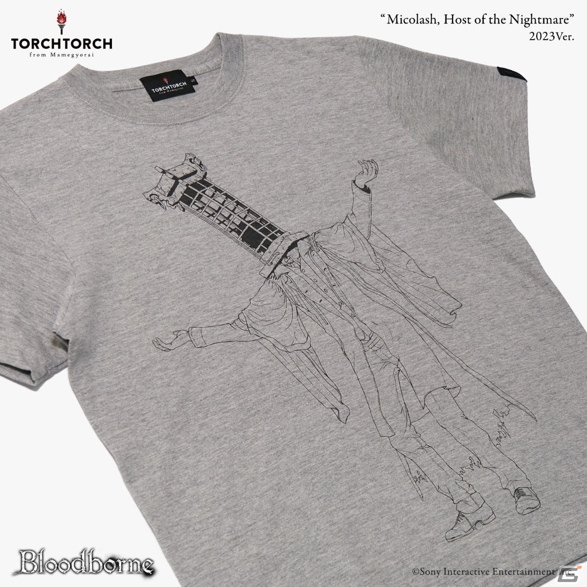 TORCH TORCH×「Bloodborne」アイリーンやミコラーシュなどのコラボTシャツが一般販売開始！の画像15