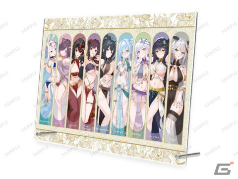 「アズールレーン POP UP SHOP in TOWER RECORDS」が10月6日より開催！“踊り子”コンセプトの描き起こしイラストを使ったグッズも登場の画像12