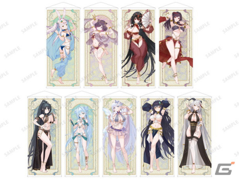 「アズールレーン POP UP SHOP in TOWER RECORDS」が10月6日より開催！“踊り子”コンセプトの描き起こしイラストを使ったグッズも登場の画像8