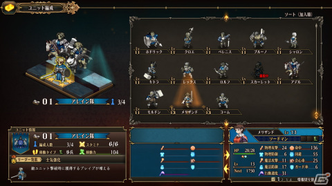 「ユニコーンオーバーロード」は広大な世界を自由に駆け巡るシミュレーションRPG！登場人物やゲームシステムを紹介の画像32