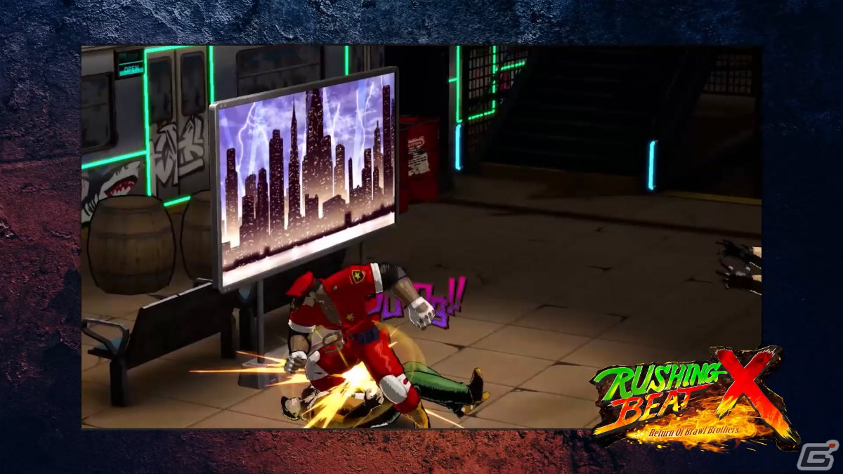 ジャレコの格闘ACT「ラッシング・ビート」の最新作「RUSHING BEAT X」が2024年に発売！TGS2023へのプレイアブル出展もの画像15