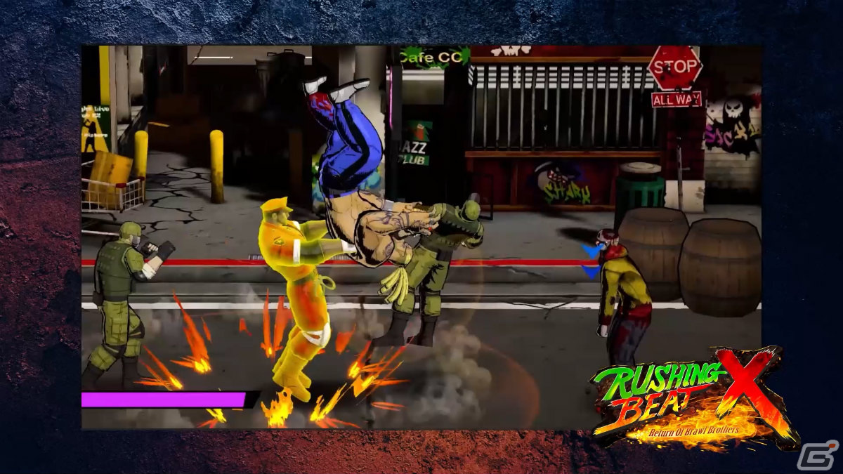 ジャレコの格闘ACT「ラッシング・ビート」の最新作「RUSHING BEAT X」が2024年に発売！TGS2023へのプレイアブル出展もの画像19