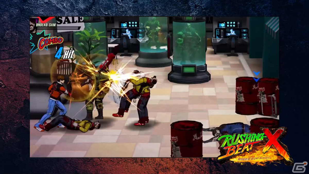 ジャレコの格闘ACT「ラッシング・ビート」の最新作「RUSHING BEAT X」が2024年に発売！TGS2023へのプレイアブル出展もの画像20