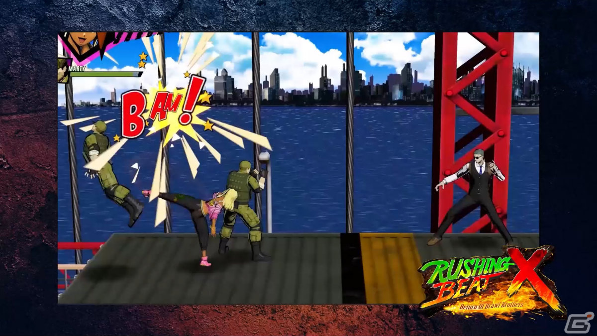 ジャレコの格闘ACT「ラッシング・ビート」の最新作「RUSHING BEAT X」が2024年に発売！TGS2023へのプレイアブル出展もの画像22