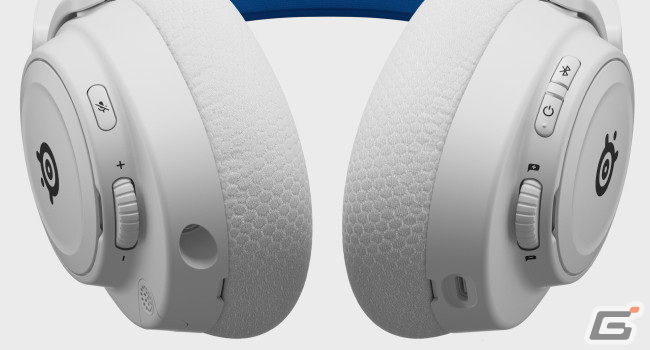 白色ゲーミングヘッドセット「Arctis Nova 7P White」が発表！2.4GhzワイヤレスとBluetoothの同時接続に対応の画像3