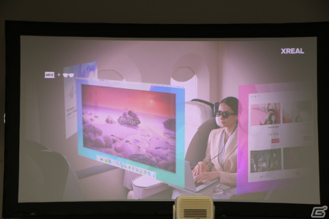 仮想ディスプレイでゲームも楽しめるサングラス型のARデバイス「XREAL Air 2」の発表会をレポート【TGS2023】の画像3