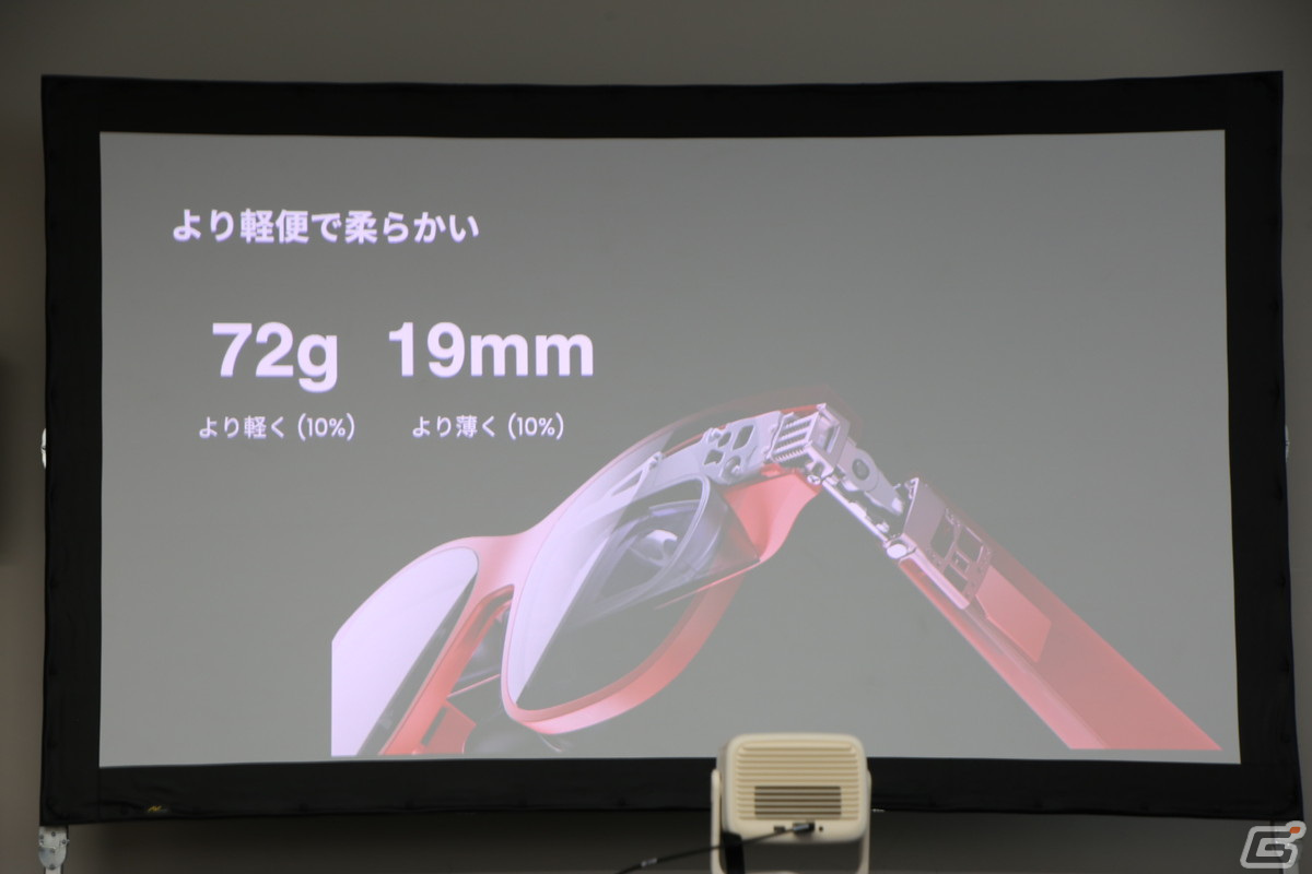 仮想ディスプレイでゲームも楽しめるサングラス型のARデバイス「XREAL Air 2」の発表会をレポート【TGS2023】の画像11