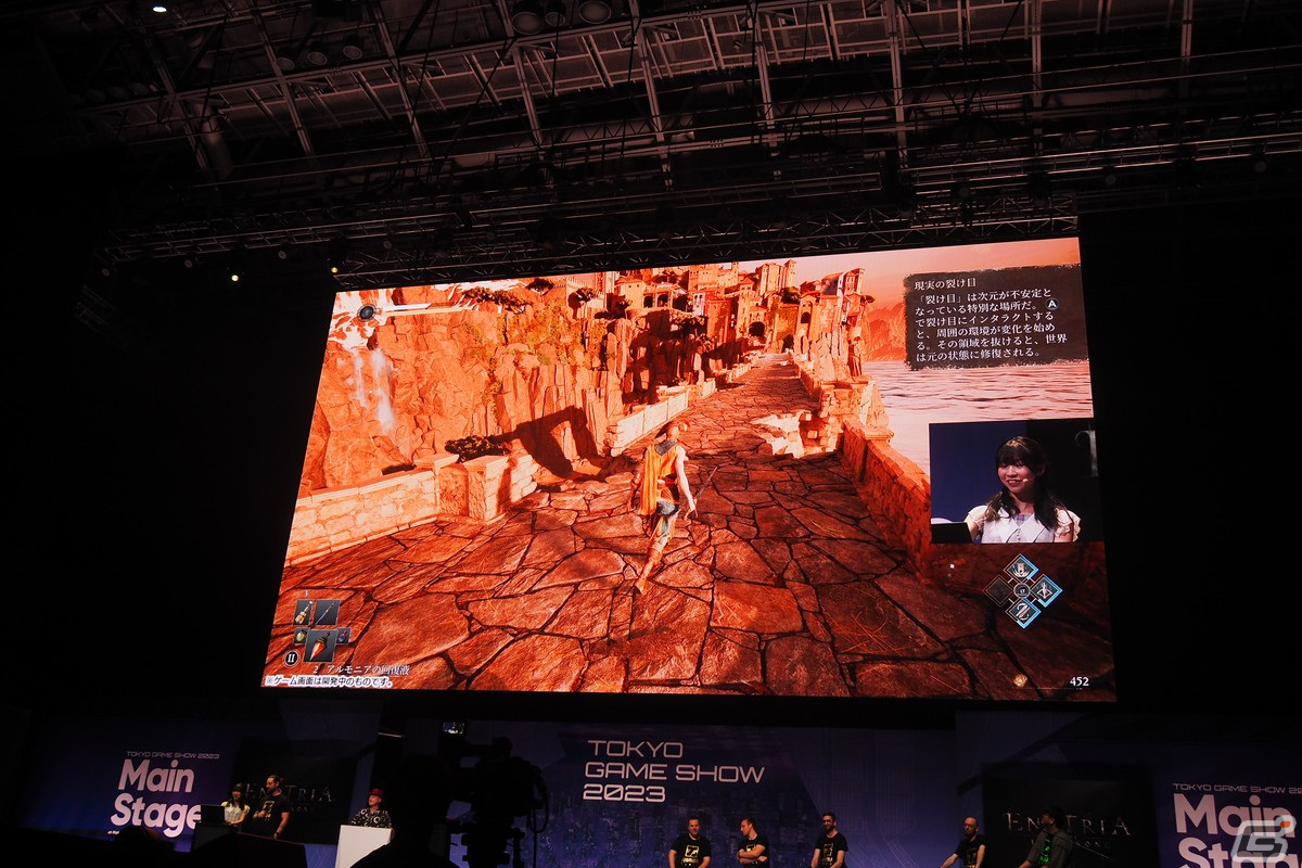 古川未鈴さんがソウルライクアクション「Enotria: The Last Song」の実機プレイに挑戦したステージをレポート【TGS2023】の画像12
