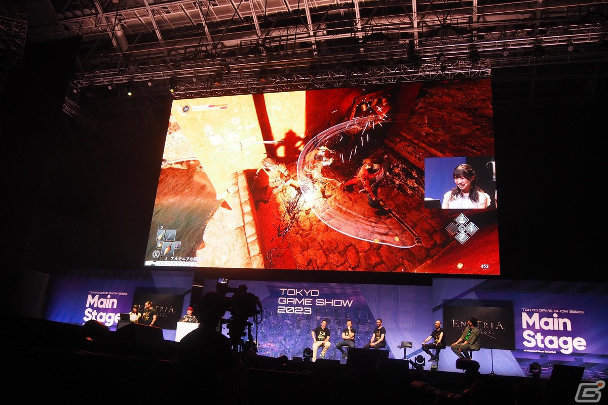古川未鈴さんがソウルライクアクション「Enotria: The Last Song」の実機プレイに挑戦したステージをレポート【TGS2023】の画像13