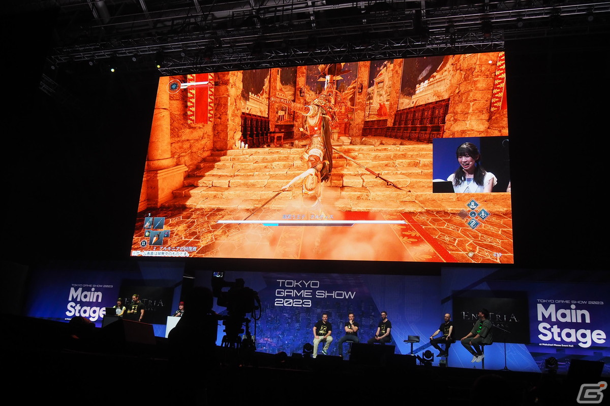 古川未鈴さんがソウルライクアクション「Enotria: The Last Song」の実機プレイに挑戦したステージをレポート【TGS2023】の画像15
